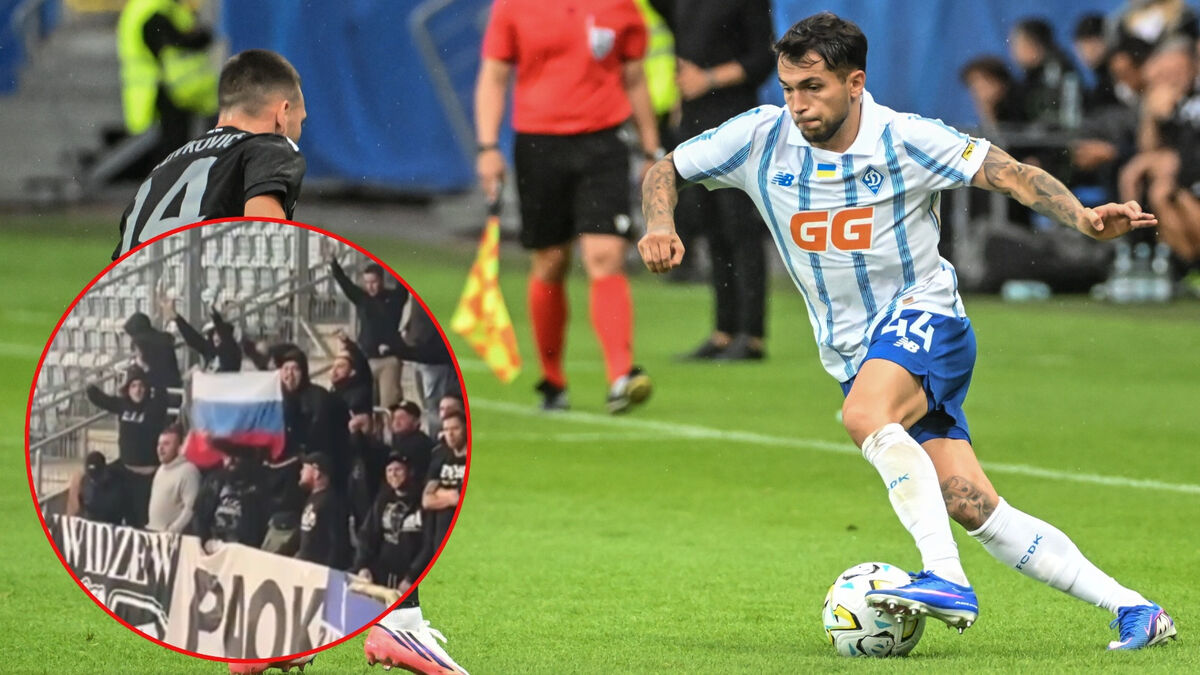 O incidente ocorreu durante a partida do Dynamo contra o clube grego PAOK em Lublin. Foto: PAP/Wojtek Jargiło, NEXTA/ X