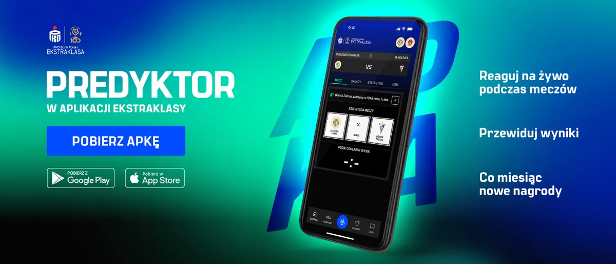 Preditor na aplicação Ekstraklasse