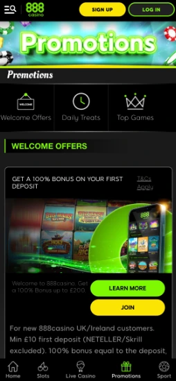 888 Casino Promotions and Bonuses