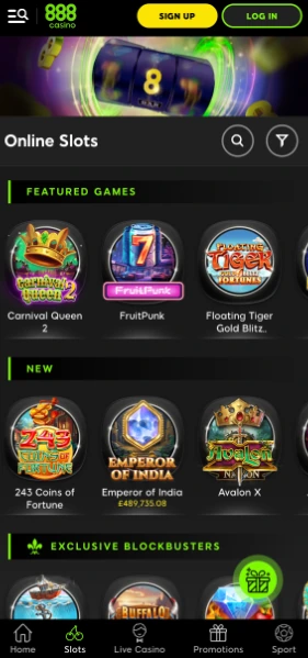 888 Casino Slots