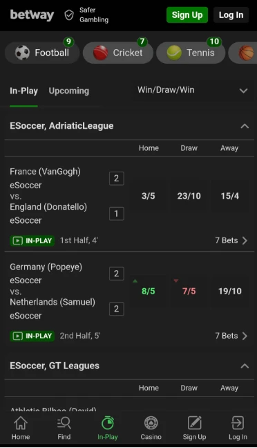 Betway online