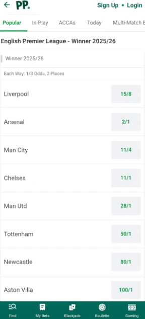 Paddy Power Premier League