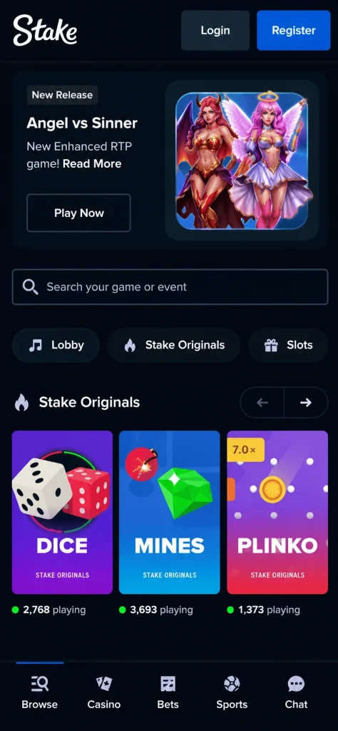 Stake games