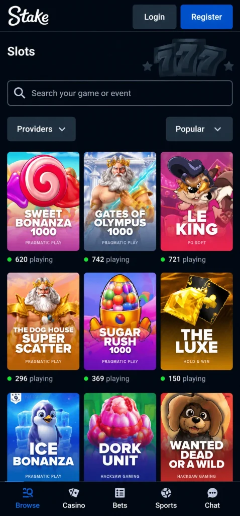 Stake Slots