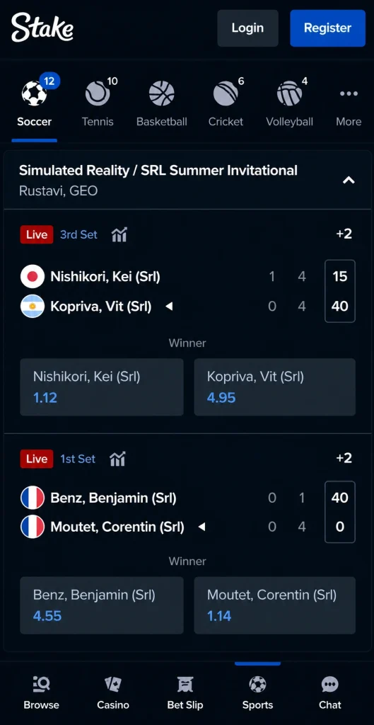 Stake betting