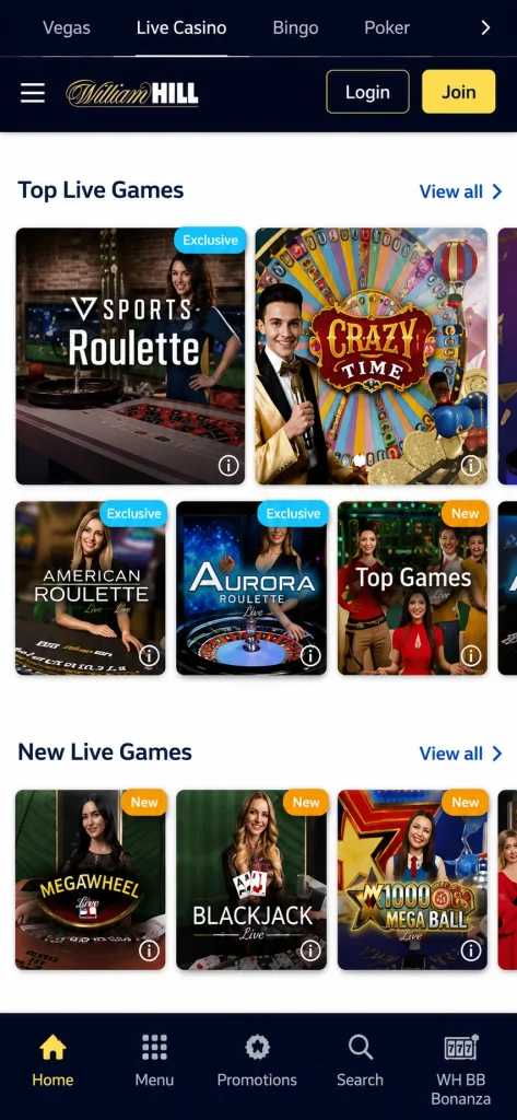 William Hill Live Casino