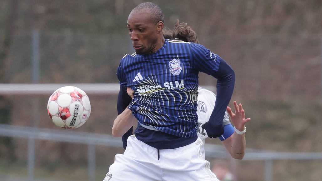 Michael Seaton, here in the jersey of Nord-Regionalligist 1. FC Phönix Lübeck, may have to watch from the sidelines as he is not yet eligible to play for FV Ravensburg.