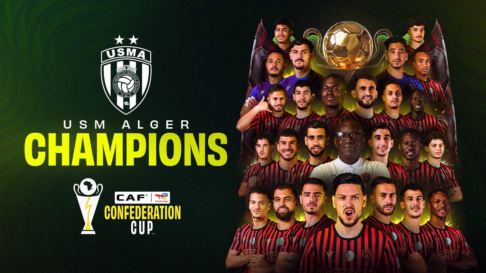 USM Alger crowned TotalEnergies CAF Confederation Cup champions after epic penalty victory over Zamalek