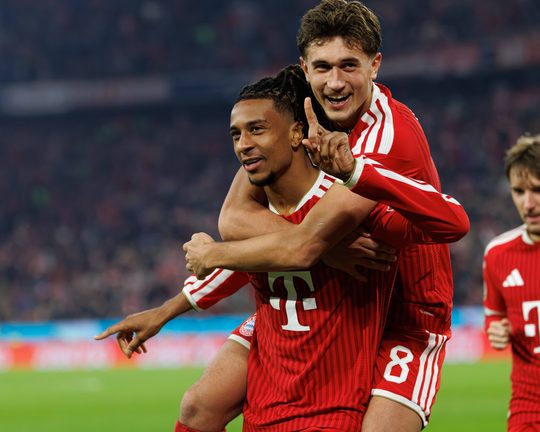 Michael Olise now has 12 goals across all competitions for Bayern Munich in 2026/27.