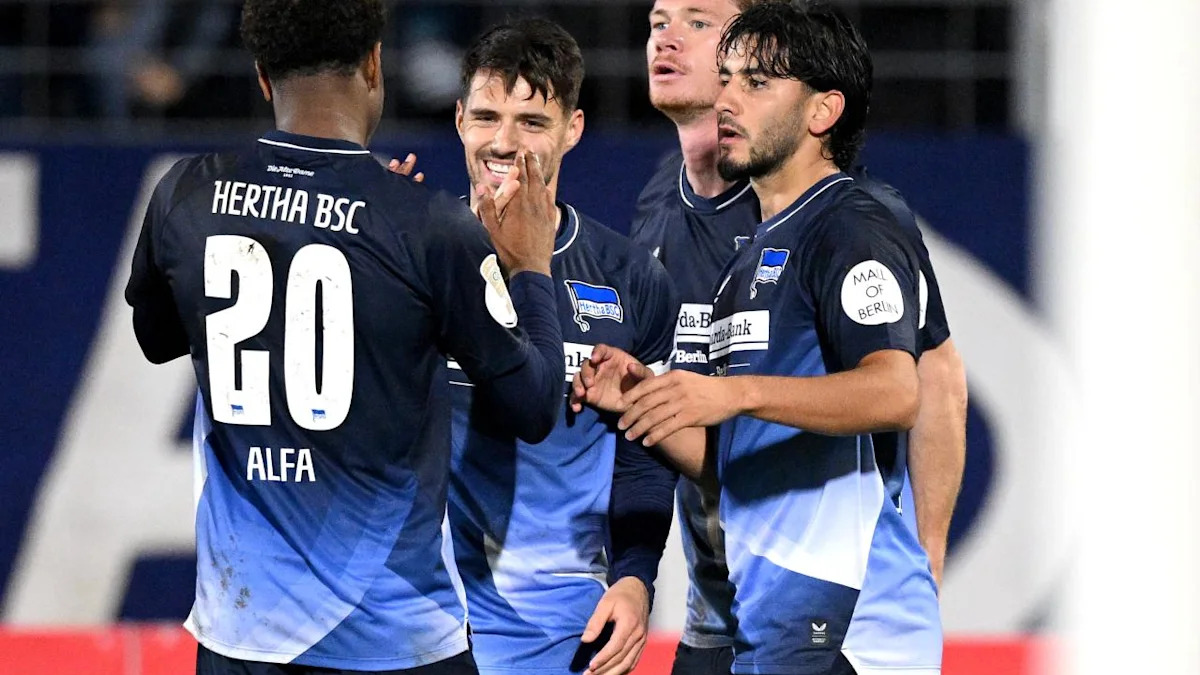 DFB-Pokal: Brekalo inspires Hertha to avoid cupset in Jeddeloh