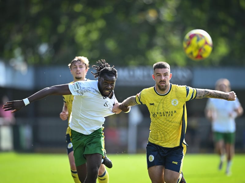 Horsham FC players in action
