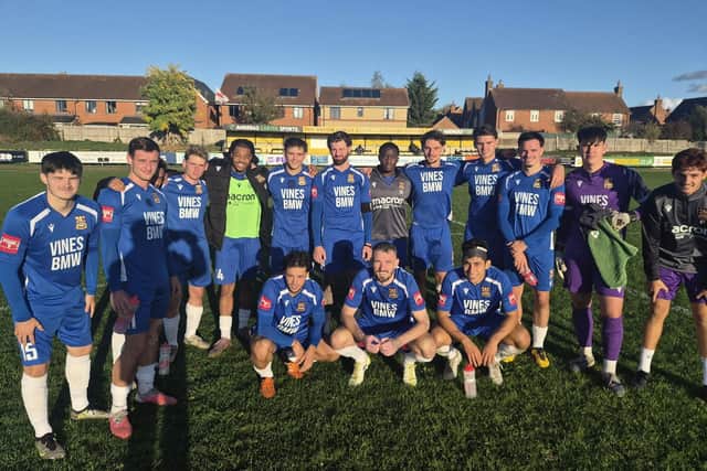 Three Bridges celebrate their win in Essex | Colin Bowman
