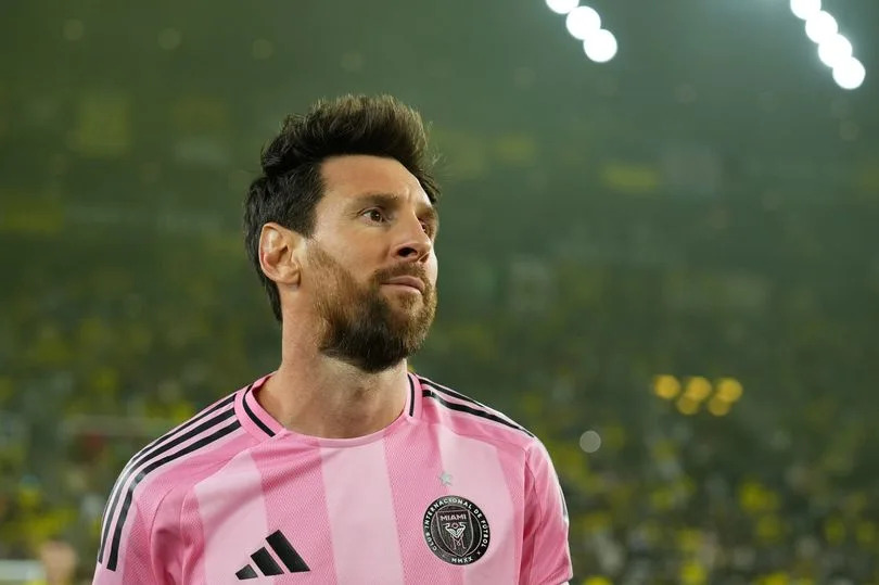 Inter Miami's Lionel Messi looks on after a game