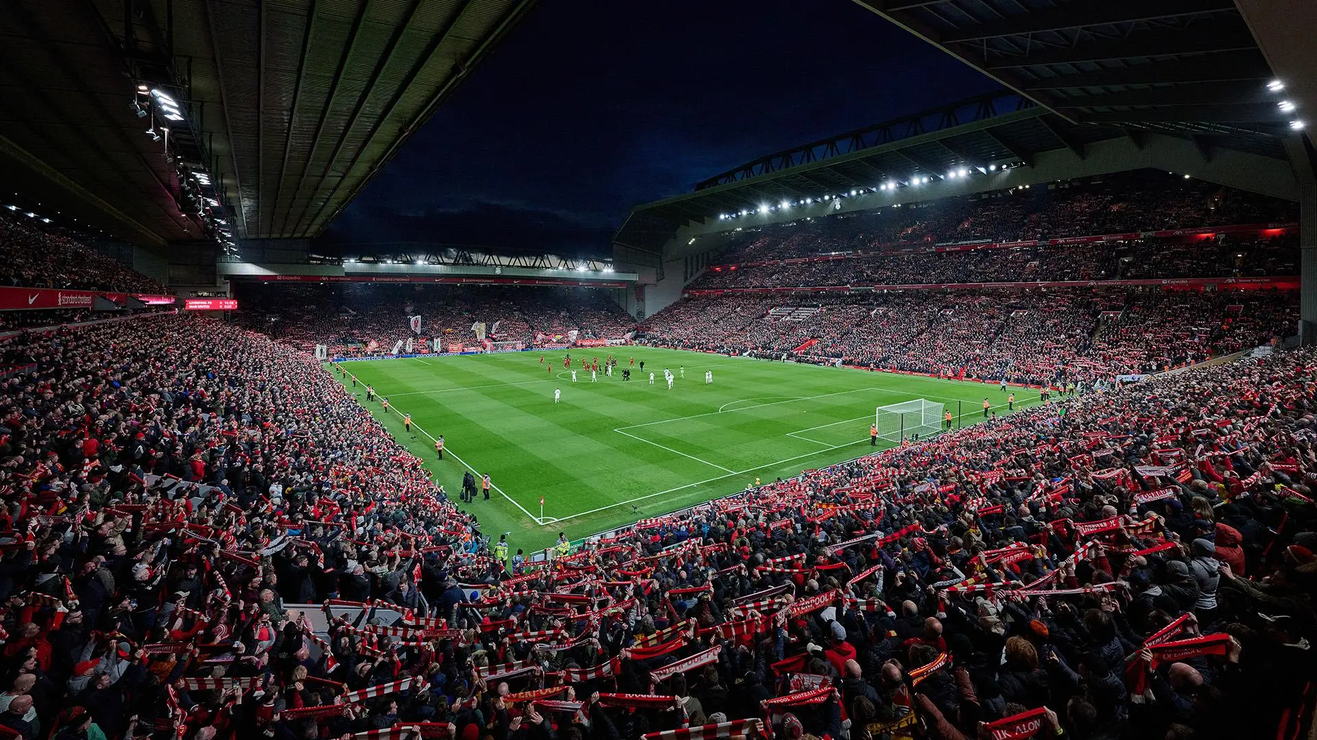 Anfield welcomes biggest crowd for more than 60 years